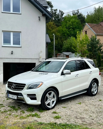 Mercedes-Benz ML cena 124000 przebieg: 116000, rok produkcji 2013 z Niepołomice małe 29